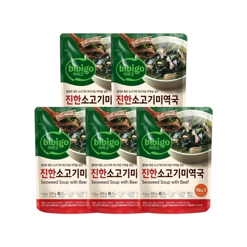CJ제일제당 비비고 진한 소고기 미역국 500g