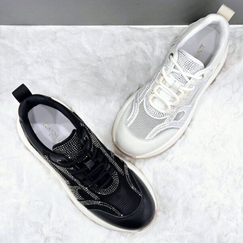 탠디 패플 블링 포인트 여성스니커즈 X2HS50HI60 WHITE BLACK