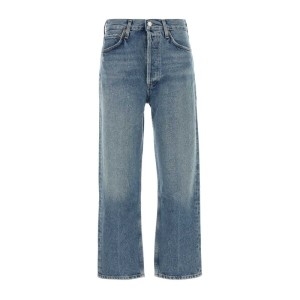 에이골디 하이웨이스트 버튼 플라이 스트레이트 진 A173F1371 VAT