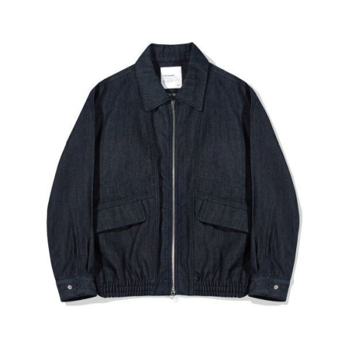 코드그라피 CGP RAW 데님 유틸리티 카라 블루종_인디고 552644