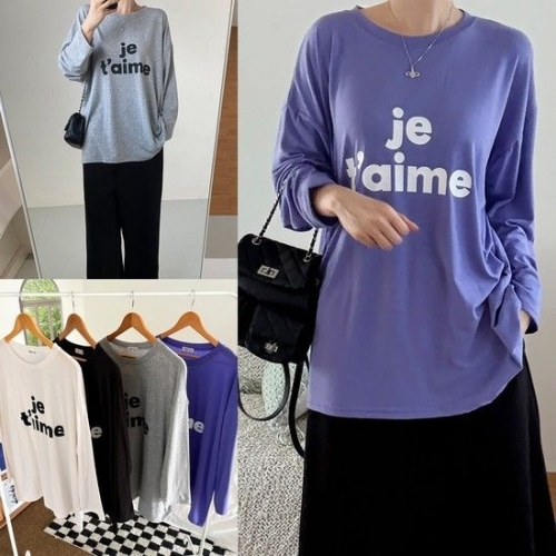 쥬뗌므 스판좋은 티셔츠 511V565S 빅사이즈 여성의류