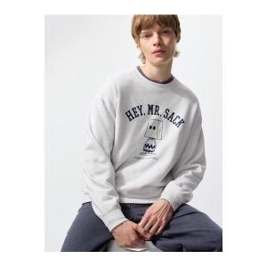 유니클로 12834206 땅콩 스웨트셔츠