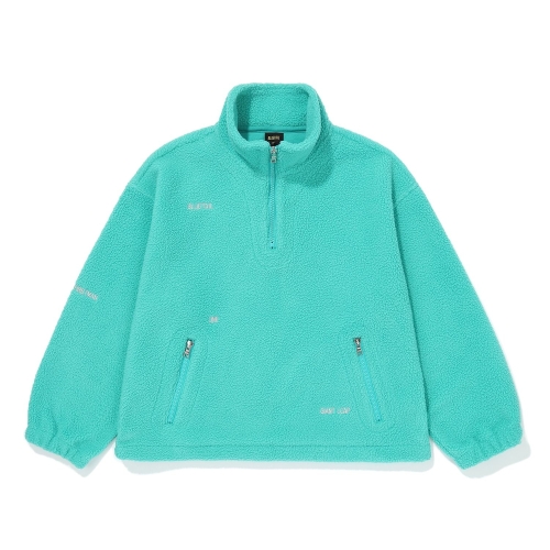 블루테일 AZI1TS01MT 민트 플리스 하프집업 아노락 맨투맨