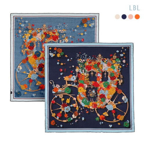 LBL 울실크 퀸즈마차 EXTRA빅숄 스카프 LSFD-4202