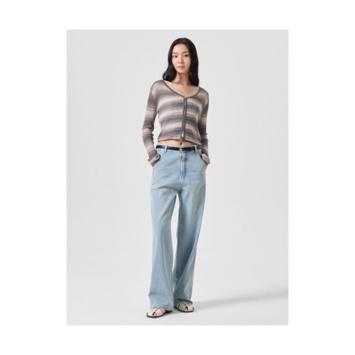 에잇세컨즈 사이드 절개 와이드 데님 팬츠 스카이 블루 324821LPPQ 324821LPPQ 467569