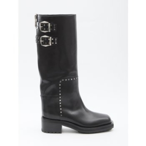 지미추 롱 부츠 FW25 BROOKLYNKB50_UMJ_BLACK/SILVER 6797574