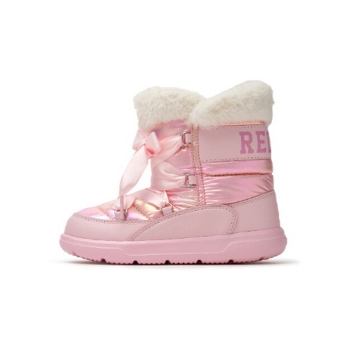 MLB키즈 부츠 TQK 7FWBLB246-43PKS 바운서 패딩 롱 부츠 걸즈 보스턴 레드삭스