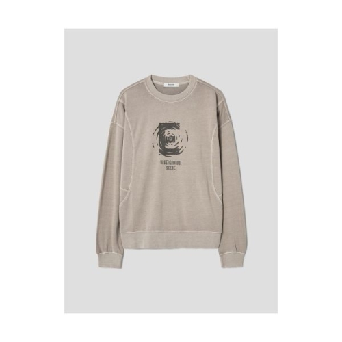 에잇세컨즈 ltgt 가먼트 다잉 물방울 스웨트셔츠 베이지 264941DY1A 464343