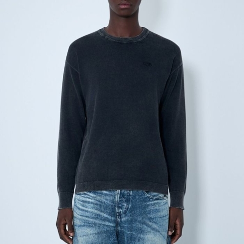 디젤 K Bennie 케이 베니스 워싱 코튼 니트 스웨터 블랙 A21857 0QKBT 900