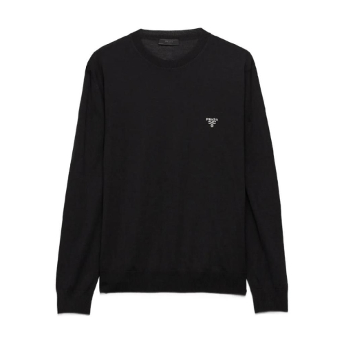 프라다 로고 자수 울 스웨터 UMB264SWAO1ZLE T