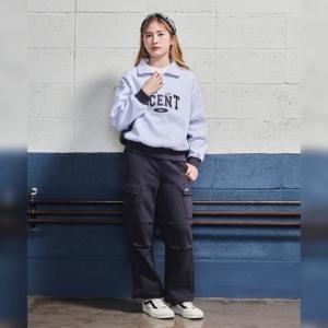 에꼴리에 HC33 배색반집업카라세트 여아상하복티바지카라티와이드기모따뜻한세트 24D375324D3754