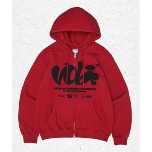 비디오자키 VIDEO JOCKEY 와 함께 후드집업 레드 VJ25G641KRD 1368001