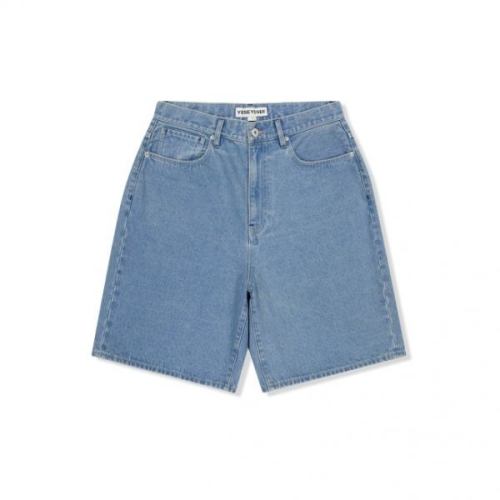 엠디 PICK 예스아이씨 YESEYESEE Basal 5 Pockets Denim Shorts Bleached Indigo YS..