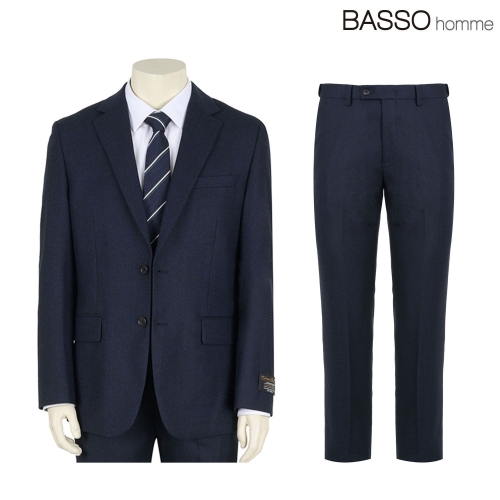 바쏘옴므 울 캐시미어 슬림핏 크리스피노 수트 WSX4JW54AWSX4PV54A 943679