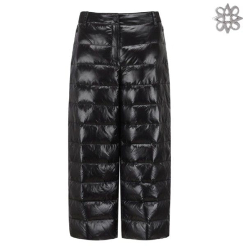 세인트앤드류스  821E4PT008 여성 구스 다운 기모 8부 밴딩 팬츠