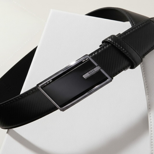 닥스 블랙 카본 패턴 무광버클 소가죽 자동벨트 DBBE6E926BK