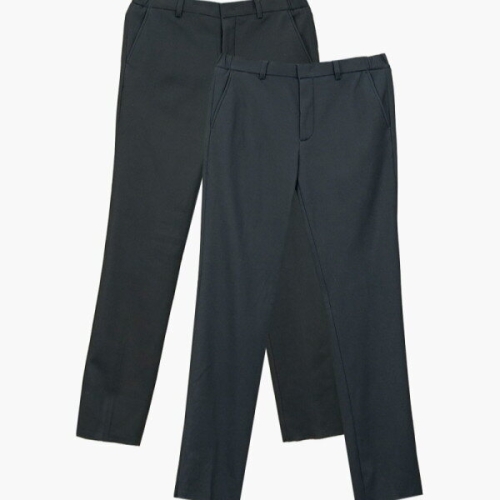 피에르가르뎅 밍크 융 기모 본딩 프린트 노턱 팬츠 PPPC4509_DG