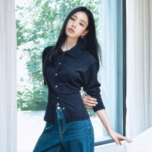 셀렙샵에디션 플리츠 버튼업 슬림 블라우스 2종 989315