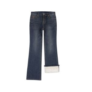 잠뱅이 여 오비안밴드 라운드절개 JC자수 바이오스톤 틴 캣워싱 신규양모데님 슬림NE-DB AO4DNE766