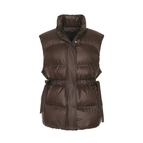 올리브데올리브 옆리본 하이넥 웰론 패딩 조끼 OP5WVA920