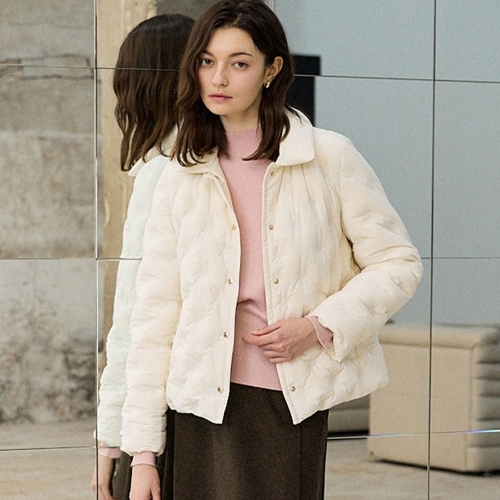 요하넥스 자수다운 카라자켓 J5D1U02