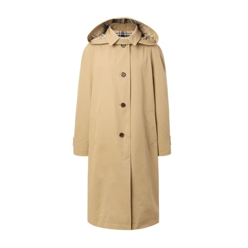 헤지스레이디스 여성 베이지 발마칸 롱 트렌치 코트 HSCO4D8C3I2
