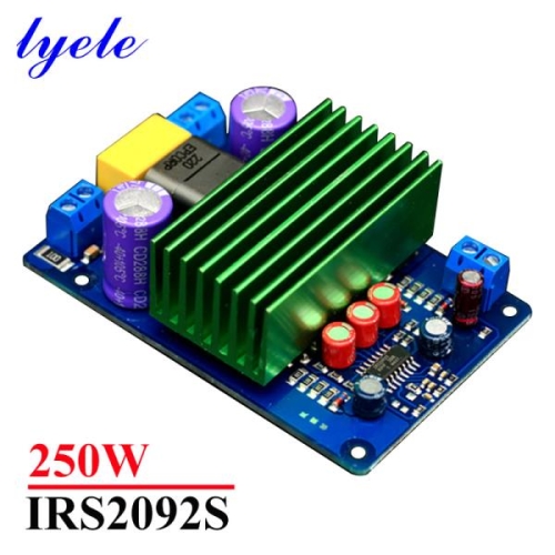 클래스 디지털 파워 앰프 보드 D 스테이지 하이파이 IRS2092S 500W 모노 채널