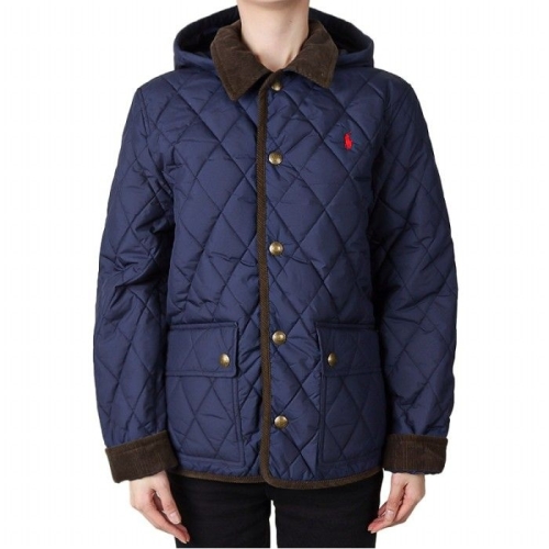 폴로랄프로렌 여성 퀄팅 후드 자켓 뉴포트네이비 성인사이즈 323943455 002 XL