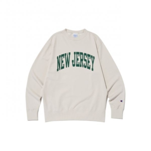 챔피온  뉴저지 CVC 크루넥 스웨트셔츠 Beige CKTS5E401OW 334339