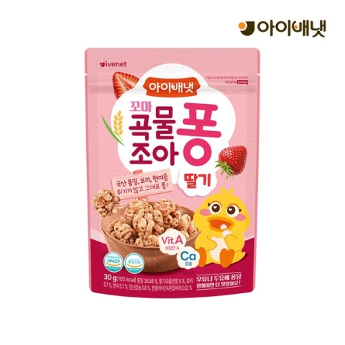 아이배냇 곡물조아퐁 딸기 30g