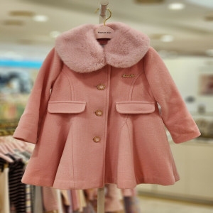 프렌치캣 8 핑크 모직 코트 Q55DBC020P1