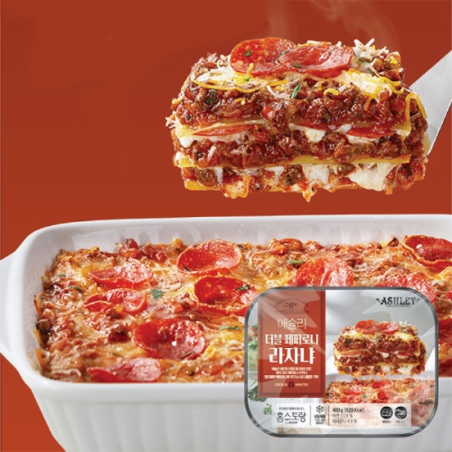 애슐리  더블 페퍼로니 라자냐 400g