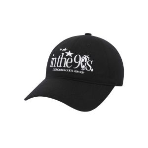 오드스튜디오 인 더 나인티스 자수 로고 볼캡 블랙 1865015