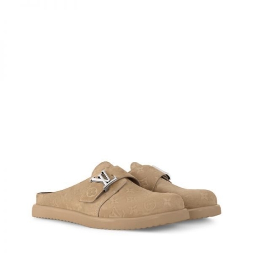 루이비통 남자 뮬 LV 이지 베이지 1AHQR2