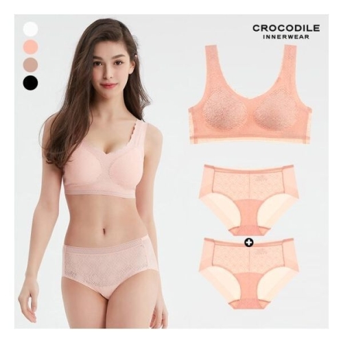 크로커다일 레이스 프리컷 퓨징 몰드부착 감탄브라1종/팬티1 +1 758372