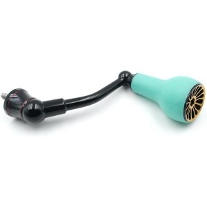 시마노  8160455 낚시 전동릴 부품 부속 교체 호환 63mm 회전 핸들과 TPE 블루 노브 27mm 스트라디치 FL FM