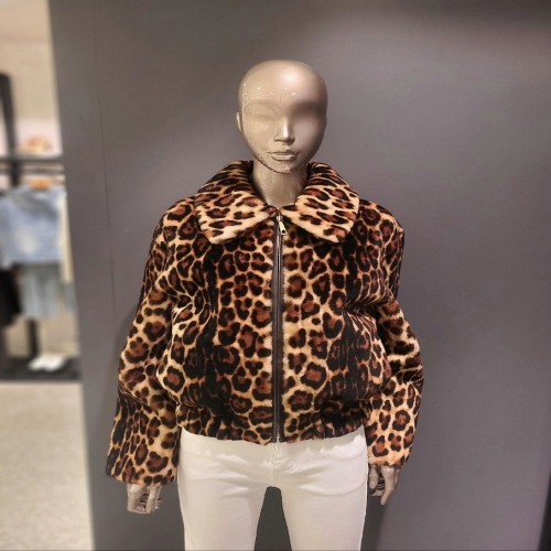 제시뉴욕 레오파트 양털 자켓 MDW5NRFJ1240