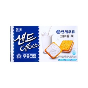 해태제과  샌드 에이스 우유크림 204g