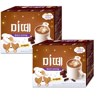동서식품  미떼 오리지날 핫초코 강아지 마시멜로팩 10개입