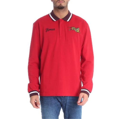 겐조 Jumping Tiger red 폴로 5PO1214BA21