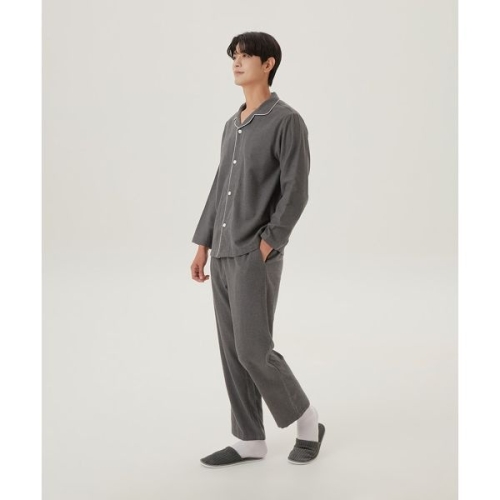 스파오 남녀공용 플란넬 긴팔 파자마_SPLOF4VA10