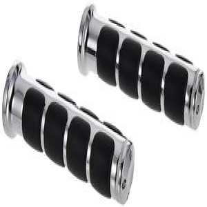 혼다  Kuryakyn 스로틀 및 클러치용 6180 프리미엄 ISO 핸들바 그립 1975-2017 골드 윙 오토바이, 크롬, 1쌍