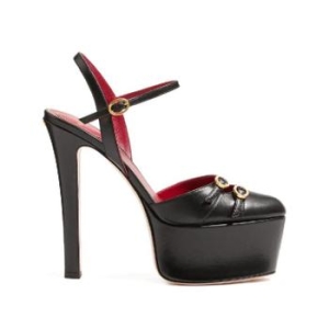 발렌티노 가라바니 크래셔 플랫폼 버클 펌프스 145mm WS0NM1DDT TP444