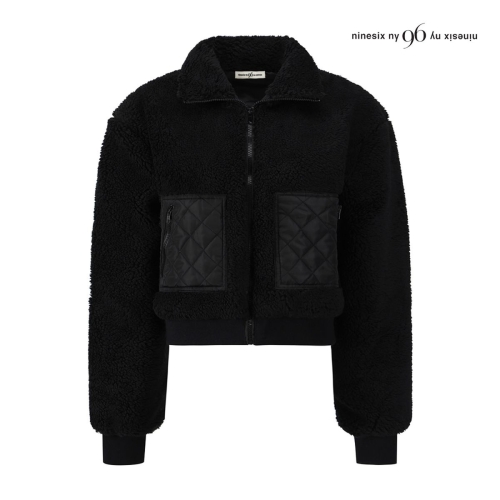 96NY 퀼팅 포켓 포인트 뽀글이 점퍼 NPBJP002M0