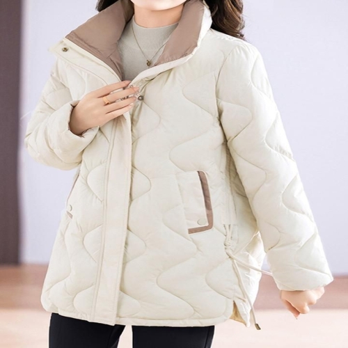 화세 배색웨이브퀼팅패딩_HB5WPD029C