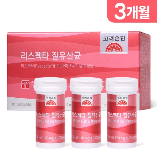 고려은단 리스펙타 질유산균 90캡슐