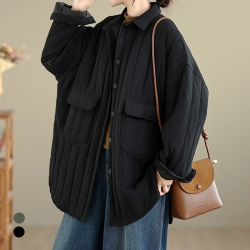 화세 스티치포켓버튼패딩_HB5WPD033C