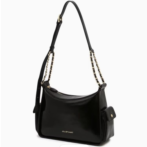 질스튜어트 매디슨 로고장식 소가죽 체인 숄더백 블랙J ABA6E500BK