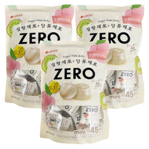 롯데제과  제로 후르츠 젤리 630g