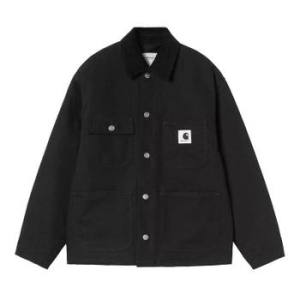 칼하트 WIP 우먼 W OG 미시간 코트 디어본 캔버스 12 oz 블랙 Rigid I036315.00E.01 921631